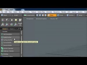 The MODO 701 Particle System -- Part 1 - Basics