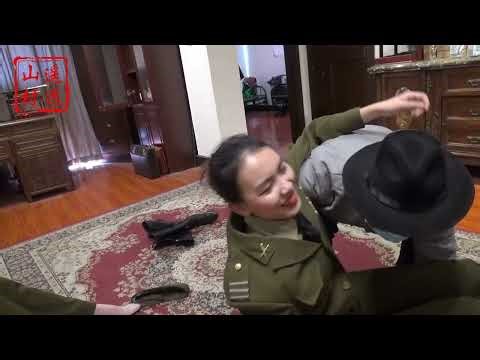 Secret Document Chinese high heel knee high boots uniform woman soldier be assassinated and executed