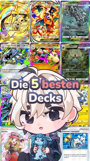 The top 5 strongest Pokemon decks in 20 seconds