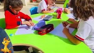 #11_June_branch #International_Section 💫💫 How to draw animals with shadow 😍🦒🐘 Kg2 A& B🌸 | Kids Academyly