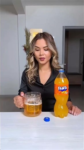Smart Girl Makes Orange Cup for Fanta! 😱🥤😍 #short #shortvideo #subscribe #viralshort