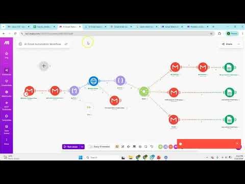 Gmail AI Email Classification with Make.com, GoogleSheet, Lookerstudio