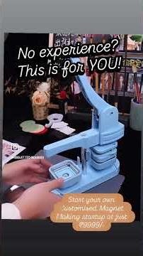 Custom magnet making machine producing perfect magnets smoothly and efficiently every single time!!!