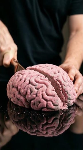 Brain made out of Kinetic Sand ASMR #shorts