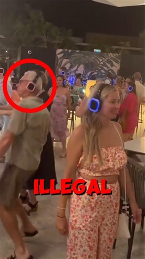 When You Walk Into a Silent Disco... 😳 #shorts