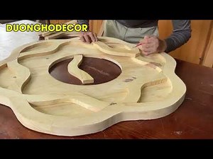 Crafting a Rustic Coffee Table from Small Wood Logs