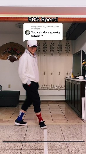 Spooky Scary Skeletons Footwork 50% Speed Tutorial