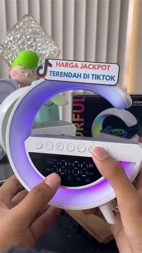 Color Changing LED Table Lamp and Bluetooth Speaker