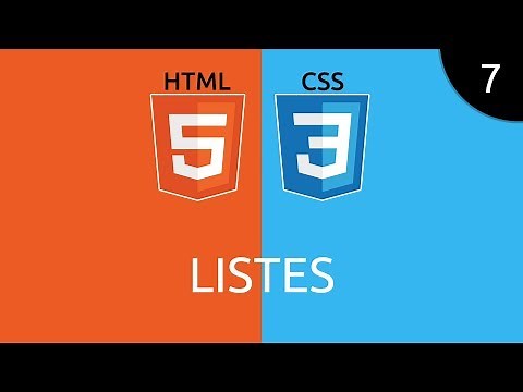 HTML/CSS #7 - listes