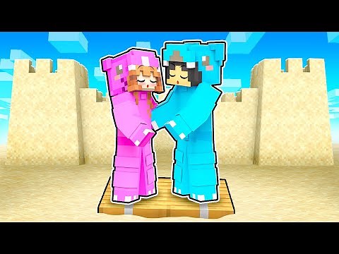 Minecraft SAND Castle Build Battle Challenge!