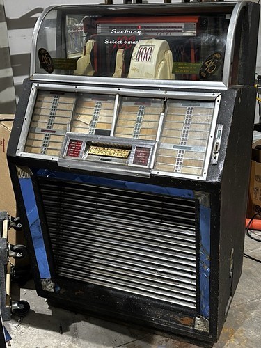 Working 1950#M100B Seeberg Jukebox, 50 Record/100 Selection, 45 RPM’s | eBay