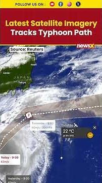 #watch | Latest Satellite Images Reveal Path and Intensity Updates #typhoon #shorts #cyclonealert
