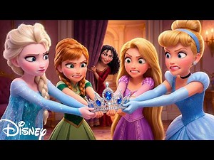 Mother Gothel Traps Elsa, Anna, Rapunzel & Cinderella 👸🏻 Disney Princess Fairytale Crossover Story ✨