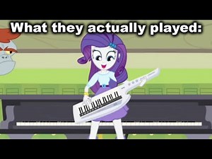 Pianos are Never Animated Correctly... (My Little Pony Equestria Girls)