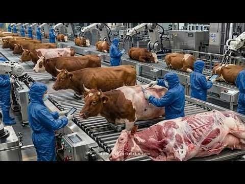 From Cow Skin to Luxury Products | Inside the Modern Leather Factory Full Process
