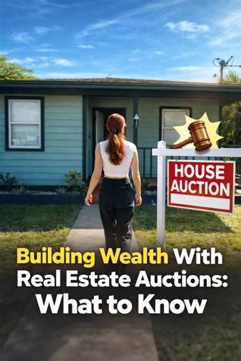 Building wealth with real estate auctions: What to know