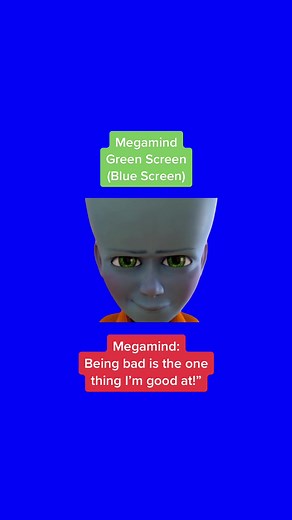 Megamind Green Screen (Blue Screen) - “Being bad is the one thing I’m good at!” #megamindedit #megamind #creatorset #metroman #metromanedit #megamindedits #megamindmemes #fyp #greenscreen #foryou #foryoupage #memetemplate