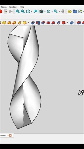 Modeling a helix in freecad #cg #freecad #3d #3dmodeling #3dshape #shape