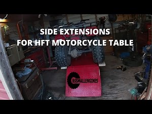 Side Extensions For HFT Motorcycle Table
