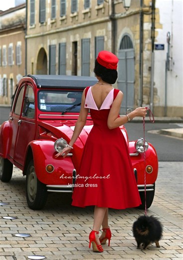 Jessica- 1950s Vintage Dress Swing Skirt Custom Made - Etsy