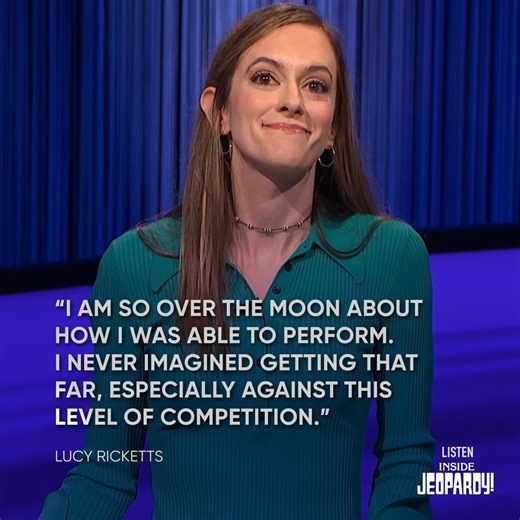 We love Lucy 💖 Learn about our Champions Wildcard contestant on this week's episode of Inside Jeopardy!: https://linktr.ee/insidejeopardy | Jeopardy!