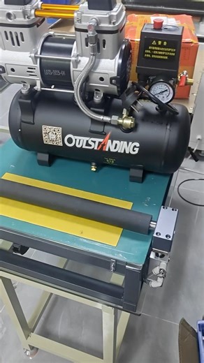How to connect lcd screen vacuum absorption platform to air compressor