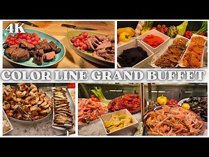 COLOR LINE - best buffet at sea? Grand Buffet - Dinner COLOR MAGIC