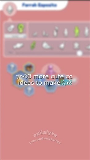 ☆ 3 More cute CC ideas to make pt.2 ☆ #sims4 #cc #sims4cc #thesims4 #sims4mods