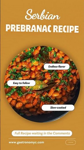 Traditional Serbian Prebranac | Cozy Bean Dish in 4 Easy Steps!