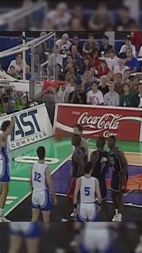 Shaquille O'Neal at 22 was pure dominance 💪😮‍💨 #FIBAWC