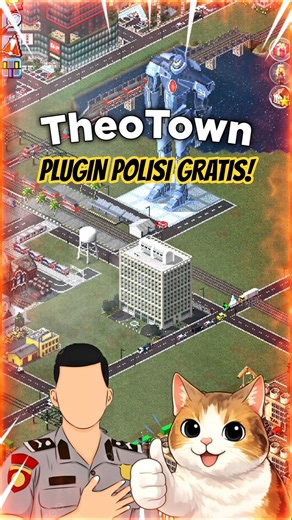 PLUGIN POLISI GRATIS & TERBAIK DI THEOTOWN! #shorts