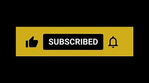 Download Subscribe Button alpha channel transparent background V6 for free
