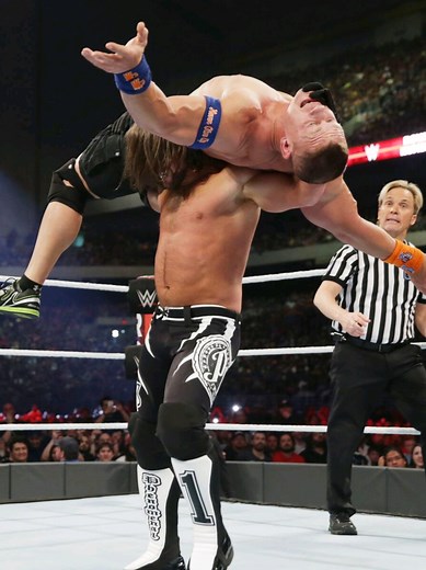 John Cena vs Aj styles en royal rumble 2017#johncena #ajstyles #royalrumble #prowrestling #highlight