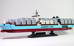 [Brick Builder] 乐高速拼 10241 马士基货轮 Triple-E [Creator]