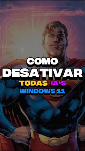 CruciedSTP on Instagram: "COMO DESATIVAR TODAS AS IAS DO WINDOWS 11 para OTIMIZAR a RAM de seu PC #fy #pc #gamer #windows #setup"
