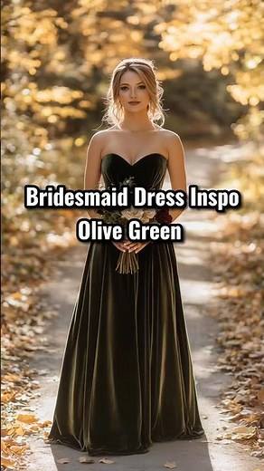 Olive Green Bridesmaid Dresses | Fall Wedding Inspiration 2025 🍂