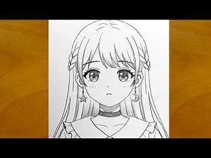 How to Draw an Anime Girl (Pencil Sketch Version) – Step by Step Tutorial