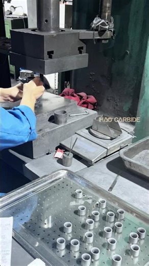 Tungsten carbide dies pressing
