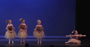 Young Girl Falls During Spring Dance Recital And Quickly Improvises