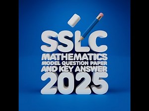 "KSEEB SSLC 2025 Mathematics Model Question Paper 81E | Question Paper & Key Answers" part 4