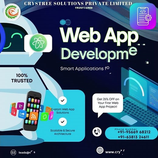 Build a Smarter Business with a 100% Custom Web App | 25% OFF! | Crystree Solutions