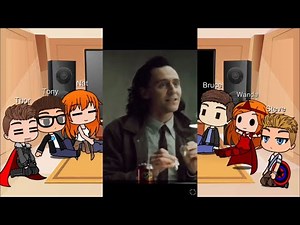 Marvel Characters reacting to Loki (edits) // Gacha Club