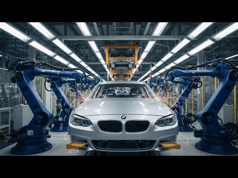 Inside the BMW Factory: Robots Building Cars at Insane Speed