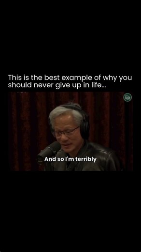 Young Visionary Club on Instagram: "If listening to this story doesn't give you chills down your spine, then I don't know what will. To go from just moments away from bankruptcy, to the world's biggest company ever, that's an extraordinary journey by an extraordinary team. If you don't know who this is, this is Jensen Huang, the CEO of Nvidia. He has sacrificed absolutely everything to build Nvidia to the point that it is today, and this story pretty much exemplifies why Nvidia is as successful 