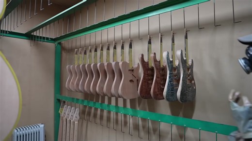 The process of making a electric guitar with highly skilled and experienced craftsmen (Part 2) #process #processvideo #making #production #massproduction #manufacturing #factory #factorywork #viral #fyp #foryou #foryoupage #trending