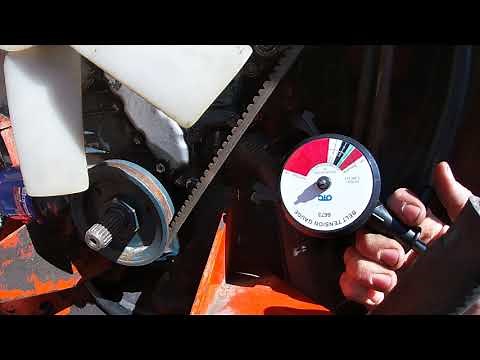 How to properly tension your engine belt
