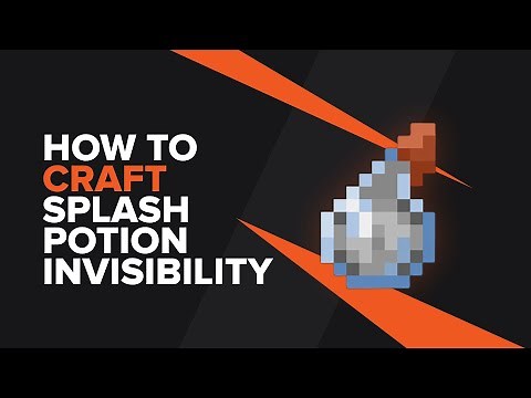 How to make a Splash Potion of Invisibility in Minecraft
