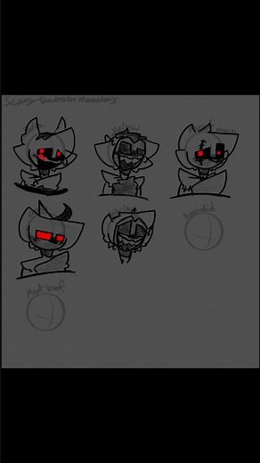 Drawing Scary Baboon monsters in my style :› #scarybabbon#gatg#digitalart#speedpaint#monke#baboon