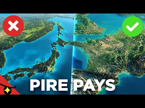 8 PAYS à la PIRE GÉOGRAPHIE 🗺️