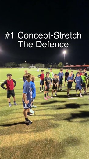 Every small sided game needs a purpose. Topic #1 Stretch The Defense.